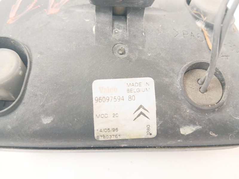 Recambio de faro antiniebla izquierdo para citroën zx (n2) 1.9 d referencia OEM IAM 9609759480  