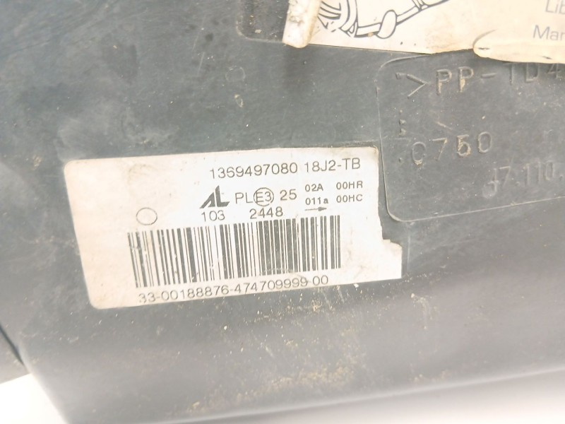 Recambio de faro izquierdo para peugeot boxer caja/chasis 2.2 hdi 130 referencia OEM IAM 1369497080  