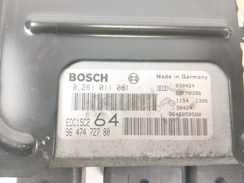 Recambio de centralita motor uce para peugeot 307 break (3e) 2.0 hdi 110 referencia OEM IAM T5C9S  