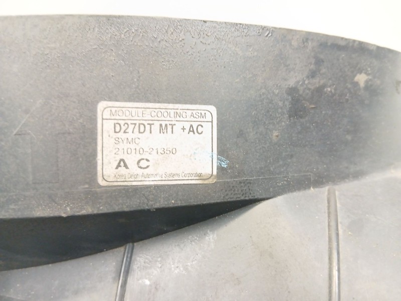 Recambio de calandra delantera de radiador para ssangyong rodius i 2.7 xdi referencia OEM IAM 2101021350  