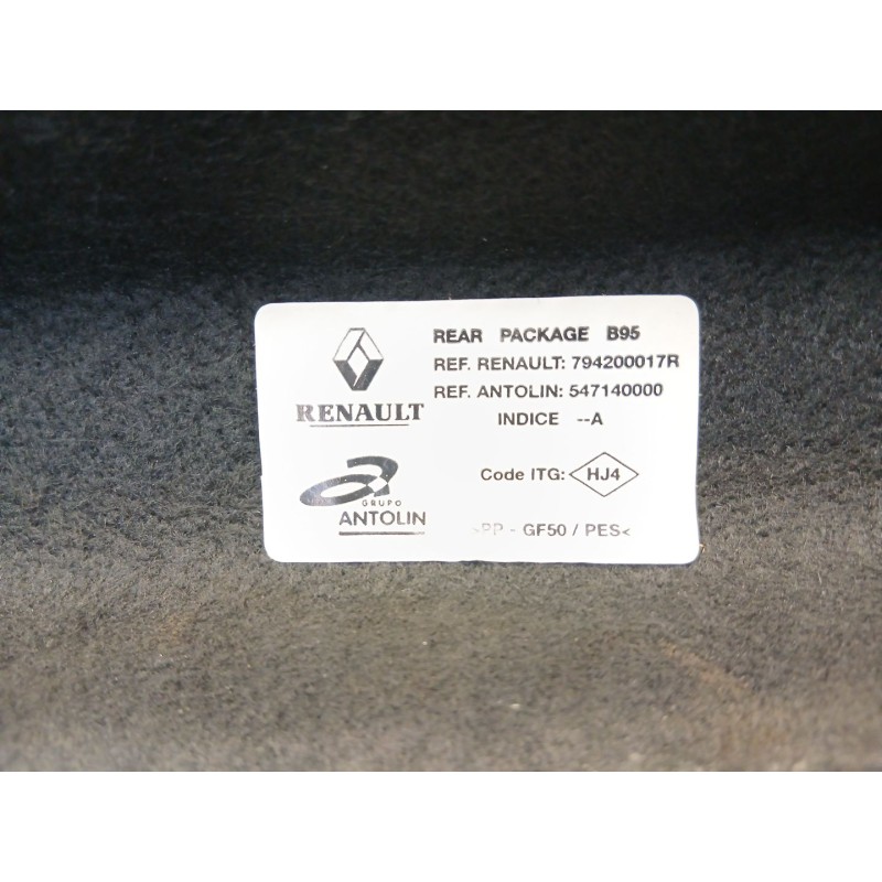 Recambio de bandeja trasera para renault megane ii (bm0/1_, cm0/1_) 1.9 dci referencia OEM IAM 794200017R  