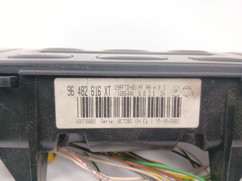 Recambio de mando calefaccion / aire acondicionado para peugeot 406 (8b) 2.0 hdi 110 referencia OEM IAM 96482616  