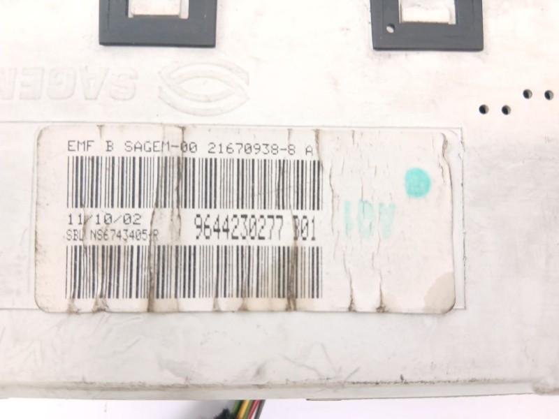 Recambio de pantalla multifuncion para peugeot 406 (8b) 2.0 hdi 110 referencia OEM IAM 9644230277  