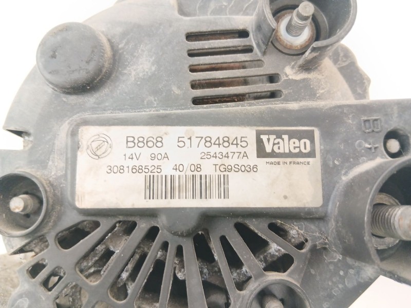 Recambio de alternador para fiat punto evo (199_) 1.3 d multijet (199axc1a, 199bxc1a, 199axt1a, 199bxt1a) referencia OEM IAM 517