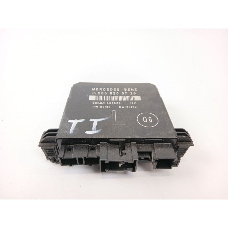 Recambio de centralita cierre para mercedes-benz clase c (w203) c 220 cdi (203.006) referencia OEM IAM 2038200726  