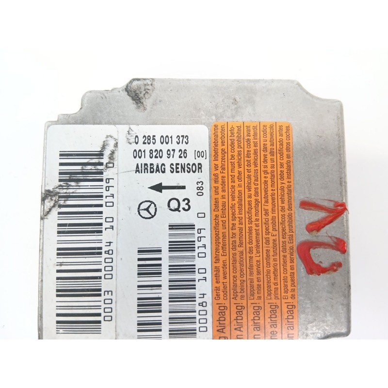 Recambio de centralita airbag para mercedes-benz clase c (w203) c 220 cdi (203.006) referencia OEM IAM 0285001373  