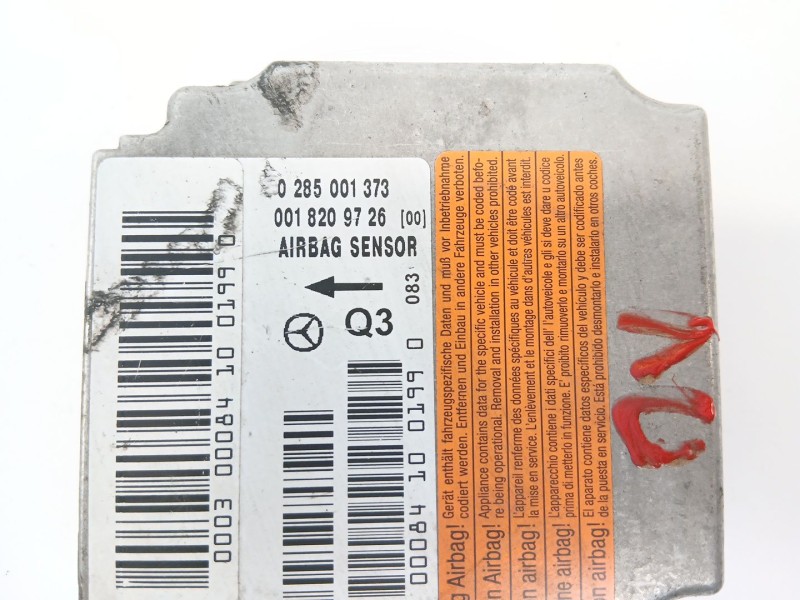 Recambio de centralita airbag para mercedes-benz clase c (w203) c 220 cdi (203.006) referencia OEM IAM 0285001373  