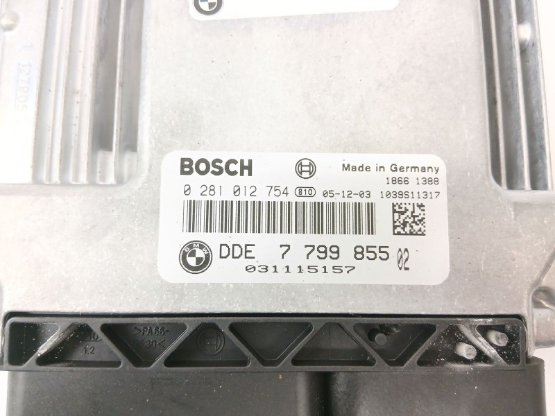Recambio de centralita motor uce para bmw 3 (e90) 320 d referencia OEM IAM 7799855  
