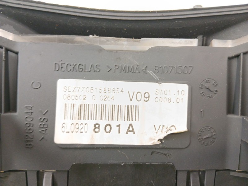 Recambio de cuadro instrumentos para seat ibiza iii (6l1) 1.9 tdi referencia OEM IAM 81071507  