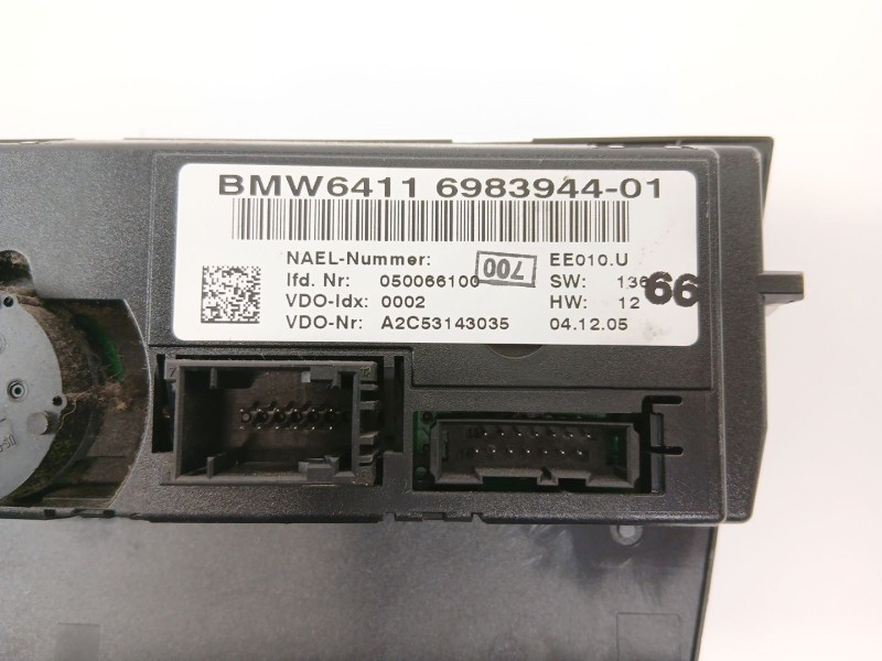 Recambio de mando calefaccion / aire acondicionado para bmw 3 (e90) 320 d referencia OEM IAM 6983944  