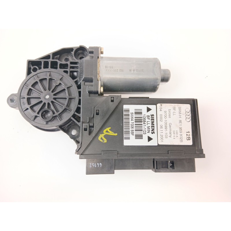 Recambio de motor elevalunas delantero derecho para audi a4 b6 (8e2) 2.5 tdi referencia OEM IAM 8E19598028  
