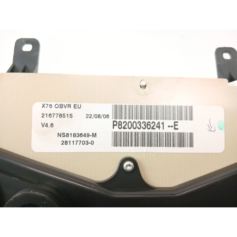 Recambio de cuadro instrumentos para renault kangoo express (fc0/1_) 1.5 dci (fc07, fc1r) referencia OEM IAM 8200336241  