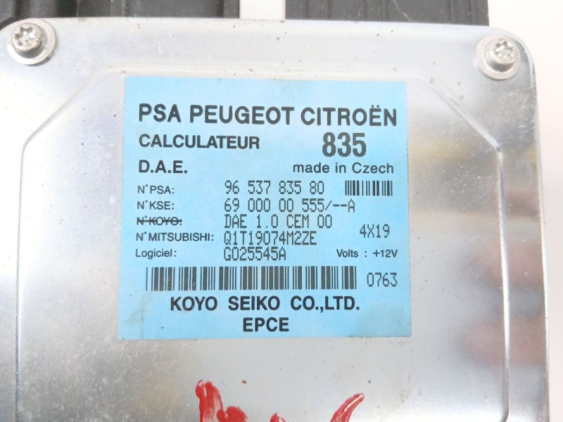 Recambio de centralita check control para citroën c2 (jm_) 1.4 hdi referencia OEM IAM 9653783580  