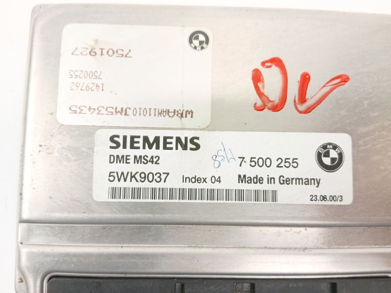Recambio de centralita motor uce para bmw 3 (e46) 320 i referencia OEM IAM 5WK9037  