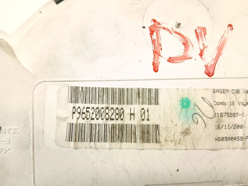Recambio de cuadro instrumentos para citroën c2 (jm_) 1.4 hdi referencia OEM IAM 9652008280  