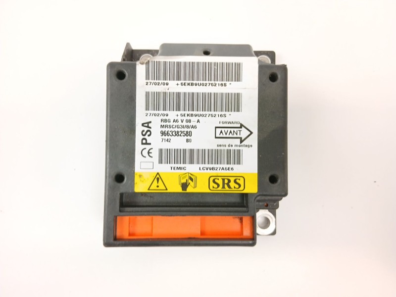 Recambio de centralita airbag para citroën c2 (jm_) 1.4 hdi referencia OEM IAM 9663382580  