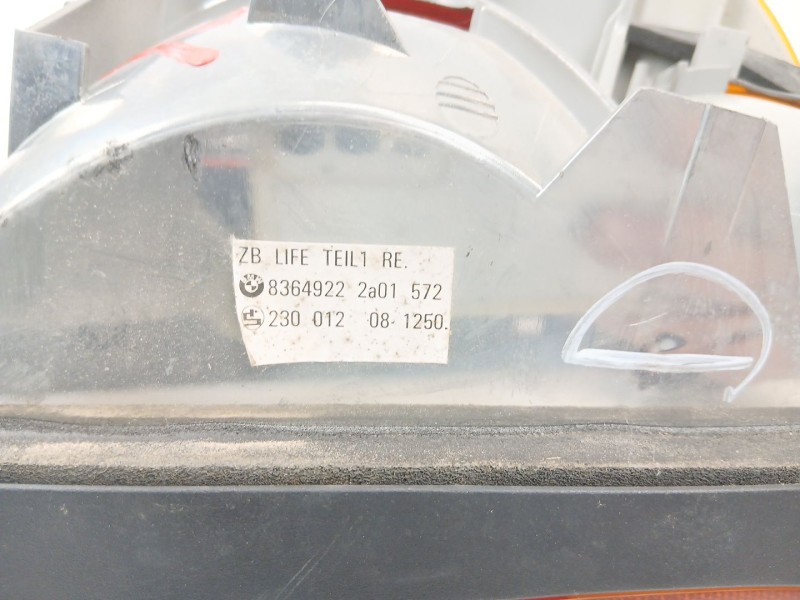 Recambio de piloto trasero derecho para bmw 3 (e46) 320 i referencia OEM IAM 8364922  