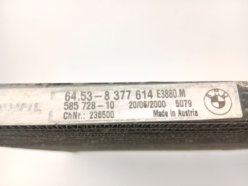 Recambio de condensador / radiador aire acondicionado para bmw 3 (e46) 320 i referencia OEM IAM 58572810  