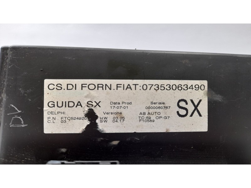 Recambio de mando climatizador para alfa romeo 147 (190) 1.9 jtd referencia OEM IAM 07353063490 E09374 