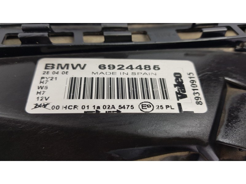 Recambio de faro izquierdo para bmw serie 1 berlina (e81/e87) 120d referencia OEM IAM 6924485 63126924485 