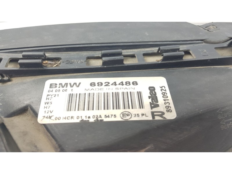 Recambio de faro derecho para bmw serie 1 berlina (e81/e87) 120d referencia OEM IAM 6924486 63126924486 