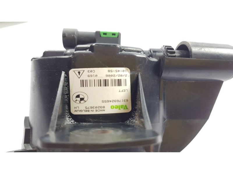 Recambio de faro antiniebla izquierdo para bmw serie 1 berlina (e81/e87) 120d referencia OEM IAM 63176924655  