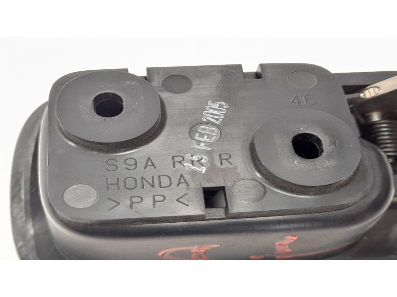 Recambio de maneta interior trasera derecha para honda cr-v (rd8) 2.2 ctdi referencia OEM IAM S9ARRR  