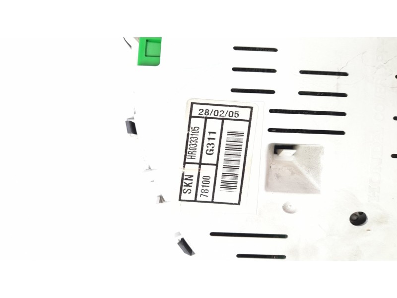 Recambio de cuadro instrumentos para honda cr-v (rd8) 2.2 ctdi referencia OEM IAM HR0333105 78120SKNG31 