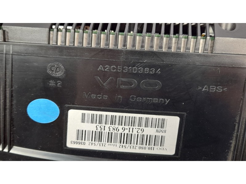 Recambio de cuadro instrumentos para bmw serie 5 berlina (e60) 535 d referencia OEM IAM 62116983153 A2C53103634 