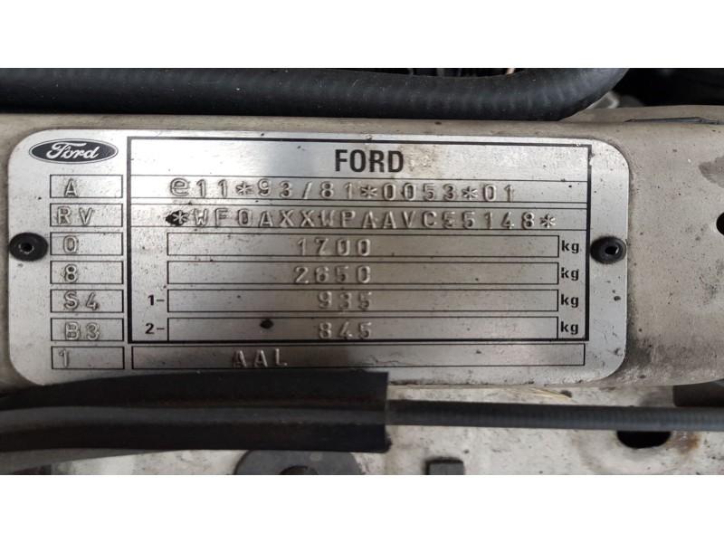 ford escort vi (gal, aal, abl) del año 1995