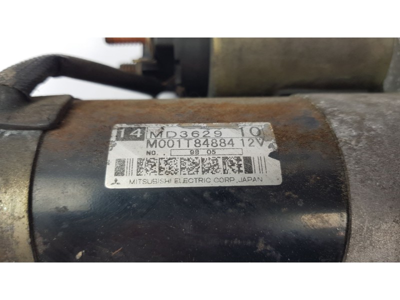 Recambio de motor arranque para mitsubishi space wagon (n80/n90) 2.4 referencia OEM IAM MD3629 M001T84884 