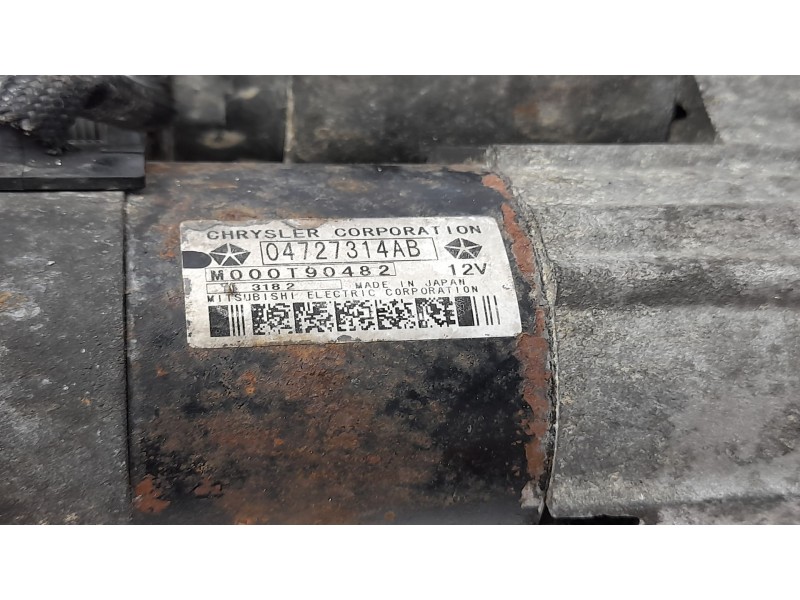 Recambio de motor arranque para chrysler voyager (rg) 2.4 cat referencia OEM IAM 04727314AB  