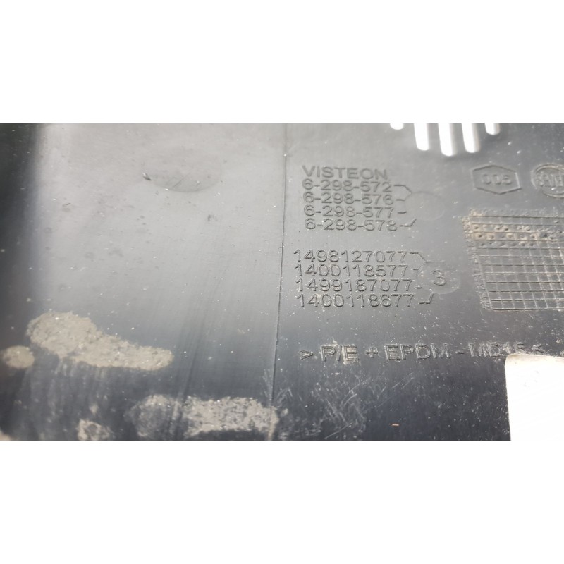 Recambio de molduras delanteras para peugeot expert furgón (229) 2.0 hdi referencia OEM IAM 1498127077 6298572 