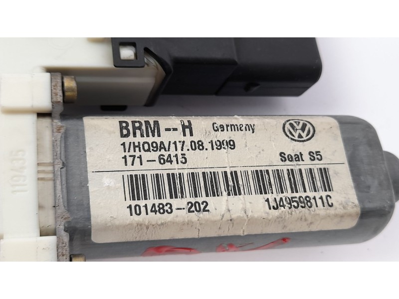 Recambio de motor elevalunas trasero izquierdo para seat toledo (1m2) 1.9 tdi referencia OEM IAM 1J4959811C  