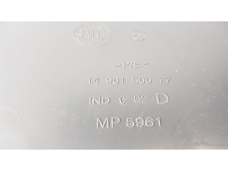 Recambio de moldura para peugeot expert furgón (229) 2.0 hdi referencia OEM IAM 1496150077  