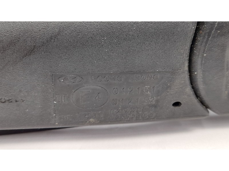 Recambio de retrovisor derecho para kia shuma ii sedán (fb) 1.6 referencia OEM IAM E4012151  