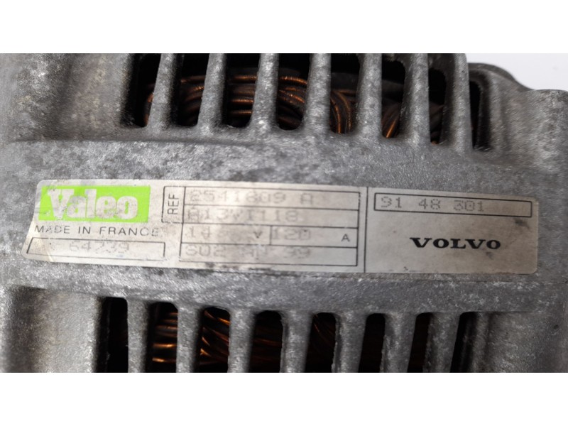 Recambio de alternador para renault laguna (b56) 2.0 16v (b56d/m) referencia OEM IAM 9148301 2541809A 