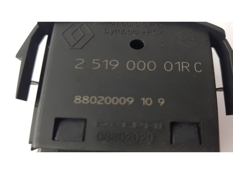 Recambio de mando luces para renault megane iii coupe dynamique referencia OEM IAM 251900001RC 08802020 88020009109