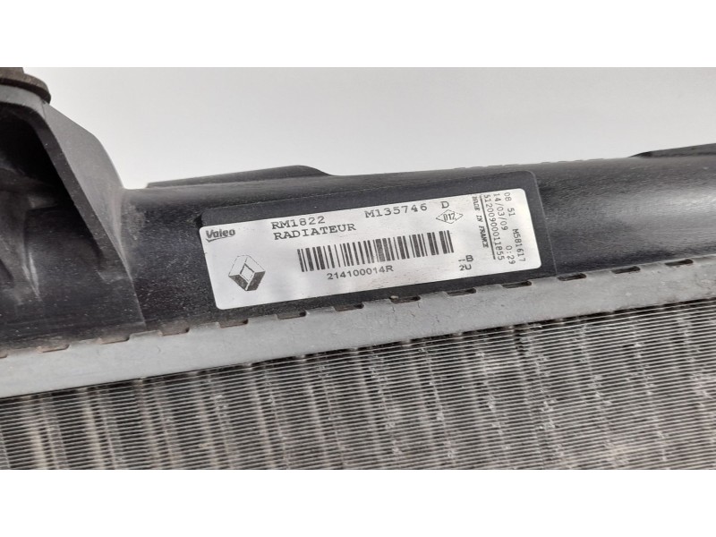 Recambio de radiador agua para renault megane iii coupe dynamique referencia OEM IAM RM1822 M135746D 214100014R