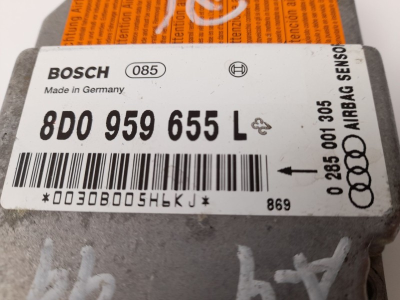 Recambio de centralita airbag para audi a4 avant (b5) 1.9 tdi referencia OEM IAM 8D0959655L 0285001305 