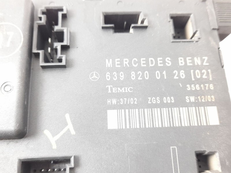 Recambio de modulo electronico para mercedes-benz vito / mixto furgón (w639) 109 cdi (639.601,03,05) referencia OEM IAM 63982001
