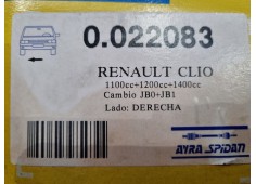 Recambio de transmision delantera derecha para renault clio i fase i+ii (b/c57) 1.9 diesel referencia OEM IAM 2448790 3204292  2
