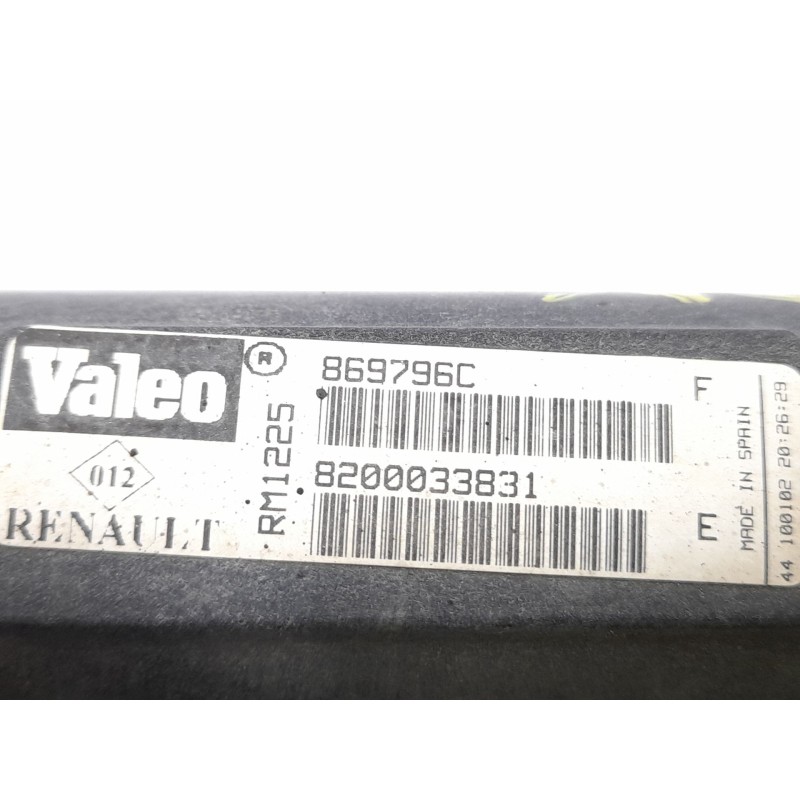 Recambio de radiador agua para renault clio ii fase i (b/cbo) 1.2 referencia OEM IAM 8200033831  