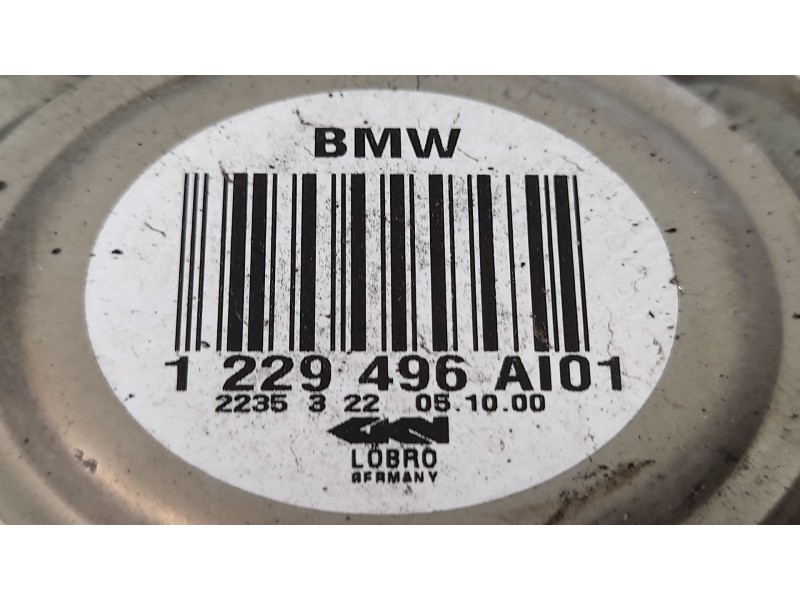 Recambio de transmision trasera derecha para bmw serie 3 berlina (e46) 320d referencia OEM IAM 1229496 1229496AI01 