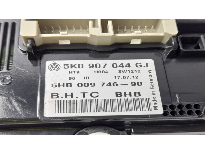 Recambio de mando climatizador para volkswagen golf plus (521) advance referencia OEM IAM 5K0907044GJ  