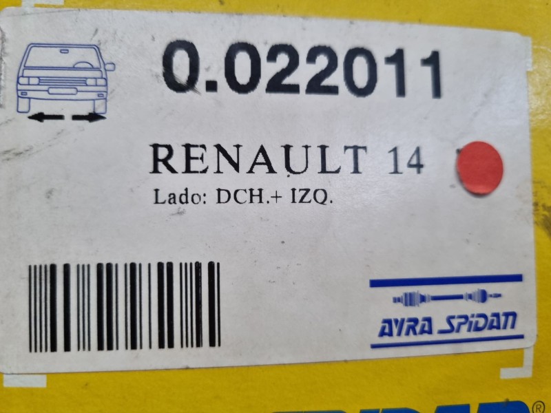 Recambio de transmision delantera derecha para renault modelo sin especificar referencia OEM IAM   