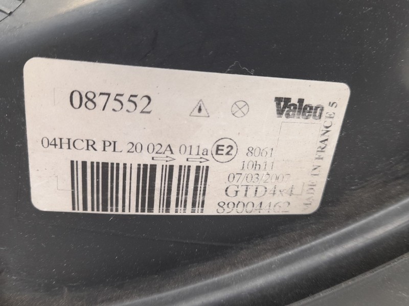 Recambio de faro izquierdo para renault scenic i (ja..) 2.0 16v rx4 referencia OEM IAM 087552 89004462 