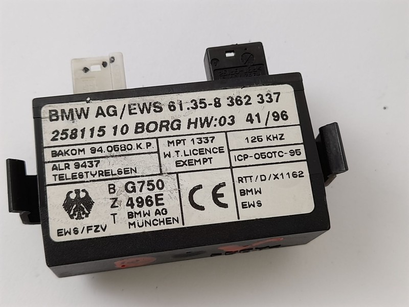 Recambio de centralita inmovilizador para bmw serie 3 berlina (e36) 318tds referencia OEM IAM 61358362337  
