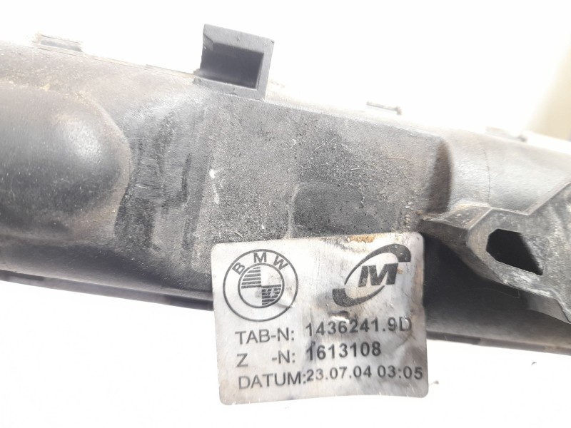Recambio de radiador agua para bmw serie 3 berlina (e46) 320d referencia OEM IAM 14362419D 1613108 