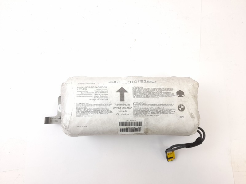 Recambio de airbag delantero derecho para bmw serie 3 berlina (e46) 320d referencia OEM IAM 39704374401M 0901466 